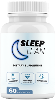 Sleep Lean dietary supplement – natural sleep aid and weight loss capsules that support metabolism, fat burning, and deep restful sleep