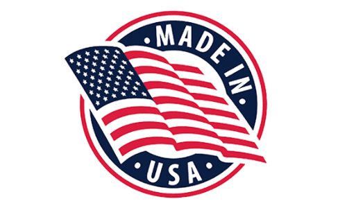Sleep Lean supplement made in USA badge highlighting quality manufacturing and trusted production.